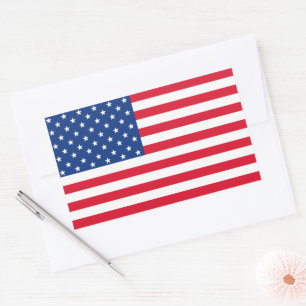 Patriotic American Flag Stickers