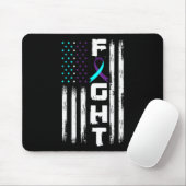 Patriotic American Flag Suicide Prevention Awar Mousepad (Mit Mouse)