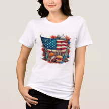 Patriotic American Flag T - Shirt