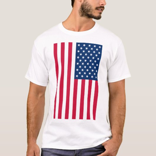 Patriotic American Flag T - Shirt (Vorderseite)