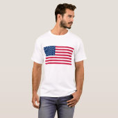 Patriotic American Flag T - Shirt (Vorne ganz)
