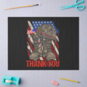 Patriotic American Flag Thank You Seidenpapier (Basteln)