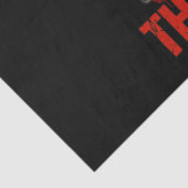 Patriotic American Flag Thank You Seidenpapier (Detail)