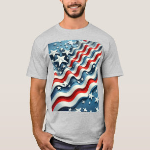 Patriotic American Flag USA Pride T-Shirt