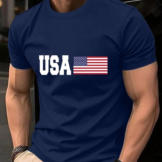 Patriotic American Flag USA T - Shirt