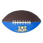 Patriotic American Football with Connecticut flag (Vorderseite)