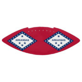 Patriotic american football with flag of Arkansas (Panel)