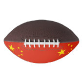 Patriotic American Football with flag of China (Vorderseite)