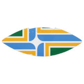 Patriotic american football with flag of Portland (Panel)