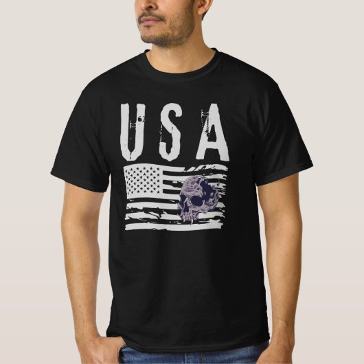 Patriotic American Gothic Tee (Vorderseite)