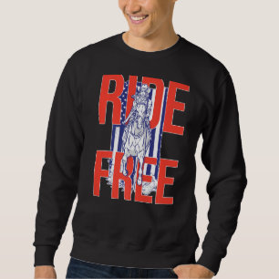 Patriotic American Horse Rider Usa Horse Sweatshirt