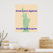 Patriotic American Statue of Liberty Poster (Küche)