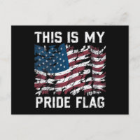 Patriotic American This is my stolz Flag USA