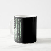 Patriotic American Us Flaggenstaat Kaffeetasse (Vorderseite Links)