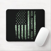 Patriotic American Us Flaggenstaat Mousepad (Mit Mouse)