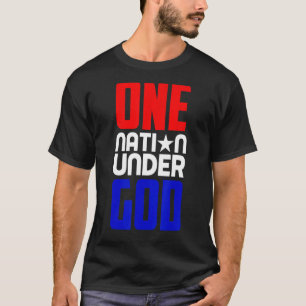Patriotic American USA Christlich US-Flagge 4. Jul T-Shirt