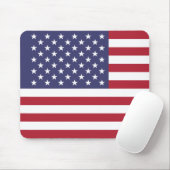 Patriotic American USA Flag Mouse Pad Mousepad (Mit Mouse)
