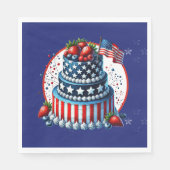 Patriotic And Sassy Celebration  Serviette (Vorderseite)