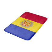 Patriotic Andorra Flag Badematte (Schrägansicht)