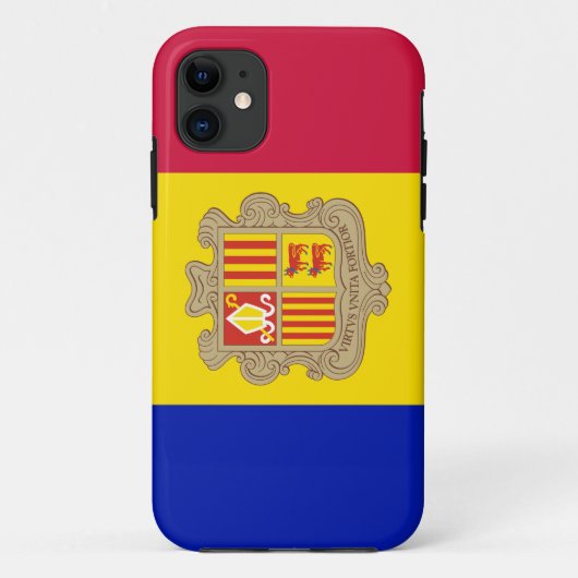 Patriotic Andorra Flag Case-Mate iPhone Hülle (Rückseite)
