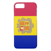 Patriotic Andorra Flag Case-Mate iPhone Hülle (Rückseite)