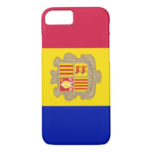Patriotic Andorra Flag Case-Mate iPhone Hülle (Rückseite)