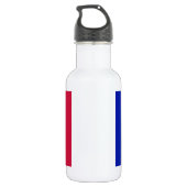 Patriotic Andorra Flag Edelstahlflasche (Rückseite)