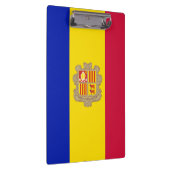 Patriotic Andorra Flag Klemmbrett (Rechts)