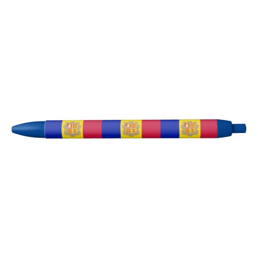 Patriotic Andorra Flag Kugelschreiber (Vorderseite)