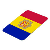 Patriotic Andorra Flag Magnet (Linke Seite)
