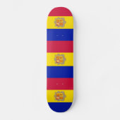 Patriotic Andorra Flag Skateboard (Vorderseite)