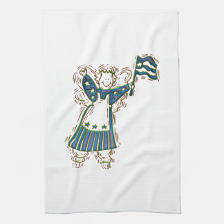 Patriotic Angel Handtuch