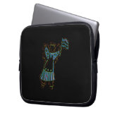 Patriotic Angel Laptopschutzhülle (Vorderseite Links)