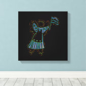 Patriotic Angel Leinwanddruck (Insitu (Holzboden))