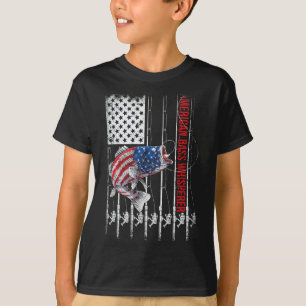 Patriotic Anglers American B Pro Whisperer Fischer T-Shirt