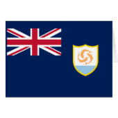 Patriotic Anguilla Flag (Vorderseite (Horizontal))