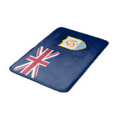 Patriotic Anguilla Flag Badematte (Schrägansicht)