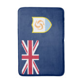 Patriotic Anguilla Flag Badematte (Vorderseite Vertikal)