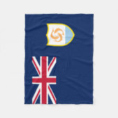 Patriotic Anguilla Flag Fleecedecke (Vorderseite)