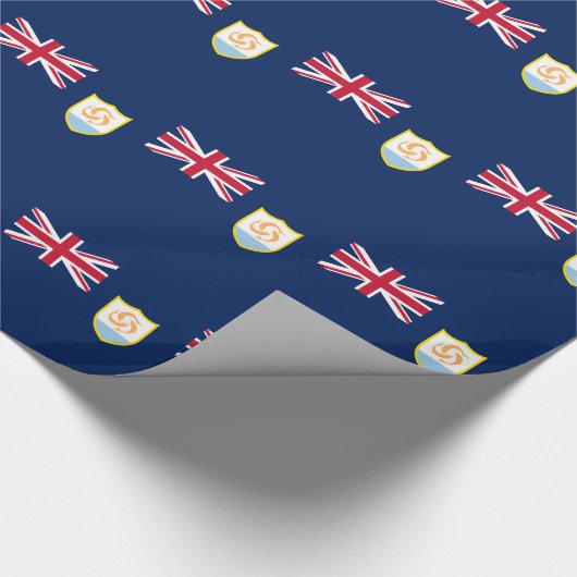 Patriotic Anguilla Flag Geschenkpapier (Ecke)