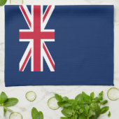 Patriotic Anguilla Flag Geschirrtuch (Gefaltet)