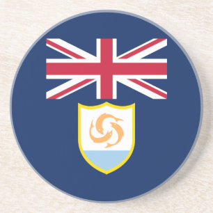 Patriotic Anguilla Flag Getränkeuntersetzer