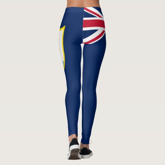 Patriotic Anguilla Flag Leggings (Rückseite)