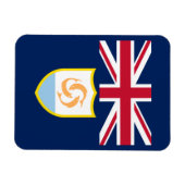 Patriotic Anguilla Flag Magnet (Horizontal)