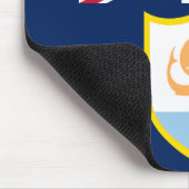 Patriotic Anguilla Flag Mouse Pad Mousepad (Ecke)