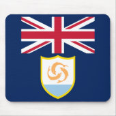 Patriotic Anguilla Flag Mouse Pad Mousepad (Vorne)