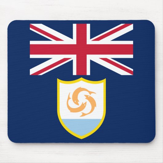 Patriotic Anguilla Flag Mouse Pad Mousepad (Vorne)