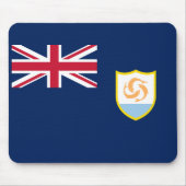Patriotic Anguilla Flag Mousepad (Vorne)