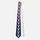 Patriotic Anguilla Flag Neck Tie Krawatte (Vorderseite)