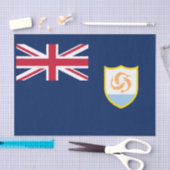 Patriotic Anguilla Flag Seidenpapier